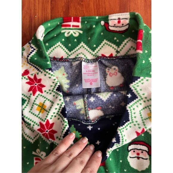 Christmas No Boundaries Juniors' Velour Leggings Size 11 - Picture 6 of 7